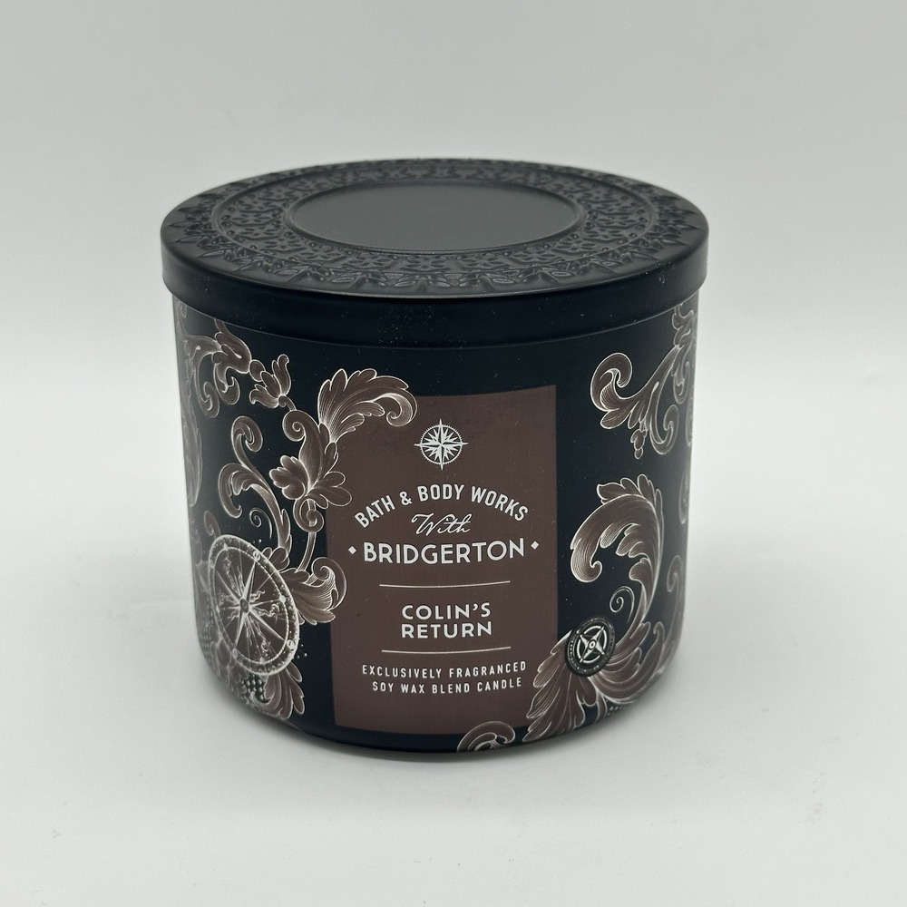 Bath & Body Works Bridgerton Colin's Return 3-Wick Candle 14.5 oz NEW